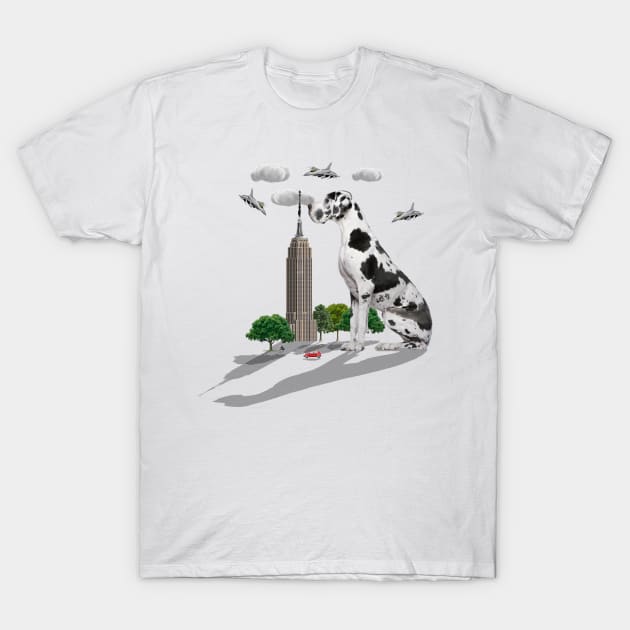 Great Dane T-Shirt by valentinahramov